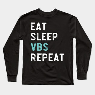 Repeat VBS Design Long Sleeve T-Shirt
